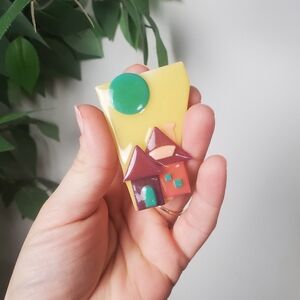 Vintage House Pins by Lucida Home neghborhood Brooch Pin jewelry